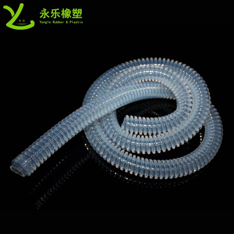 河西呼吸機(jī)硅膠波紋管,兒童硅膠呼吸回路,食品醫(yī)療硅膠螺旋回路管