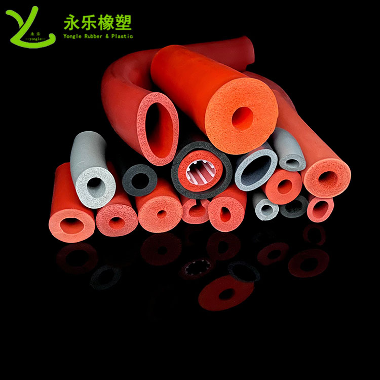 靜海擠出發(fā)泡硅膠管，耐高溫發(fā)泡硅膠管，耐老化發(fā)泡硅膠管