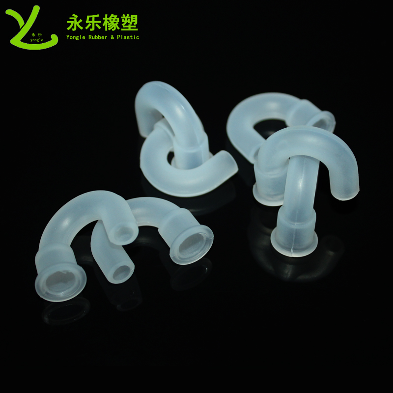 醫(yī)用硅膠彎管，模壓硅膠彎管，血氧儀硅膠彎管