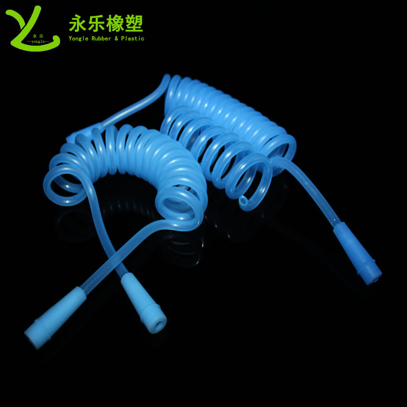 河西彈簧拉伸式硅膠管