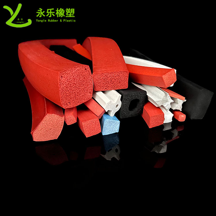 靜海擠出發(fā)泡硅膠條，防水發(fā)泡硅膠條，耐高溫發(fā)泡硅膠條
